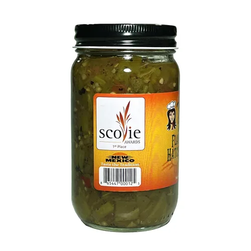 Miniatura 3 de The Bossy Gourmet Hatch Salsa Chile verde tostada a llama, paquete de 6