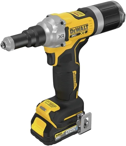 Miniatura 4 de DEWALT Herramienta de remache inalámbrica MAX XR de 20 V, 1/4 de pulgada, batería y cargador incluidos (DCF414GE2)