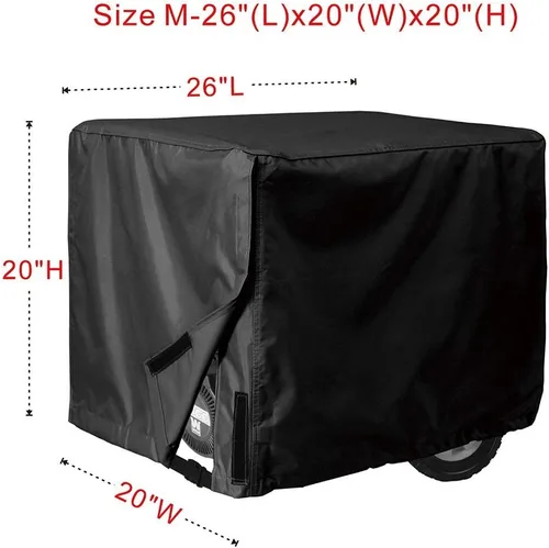 Miniatura 2 de Porch Shield - Cubierta universal impermeable, para generador. Negro