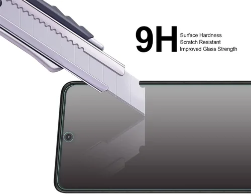 Miniatura 4 de Supershieldz Paquete de 2 protectores de pantalla de vidrio templado antiespía diseñados para Motorola (One 5G Ace) / One 5G UW Ace/Moto G 5G