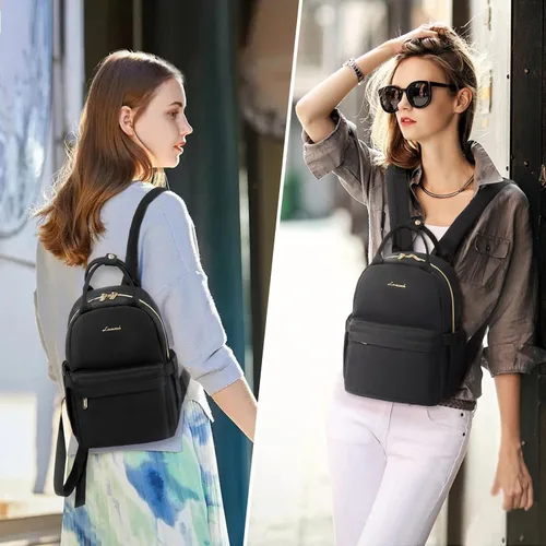 Miniatura 2 de LOVEVOOK Mini mochila para mujer, bonita mochila pequeña, mochila ligera a la moda para el trabajo, viajes, mochila diaria