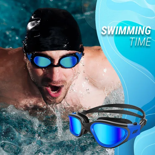 Miniatura 2 de POLARS DESIGN Gafas de natación, gafas de natación polarizadas antivaho para adultos, hombres y mujeres