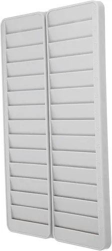 Miniatura 8 de Estante para tarjetas de 28 tiempos, soporte para tarjetas de tiempo, montado en la pared, organizador colgante para oficina, almacén, fábrica