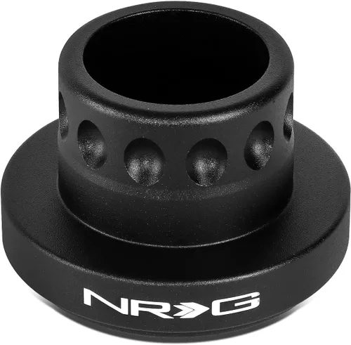 NRG Innovations NRG-SRK-RLE30H Versión 2 Race Volante Adaptador de buje corto de liberación rápida, hasta 1 pulgada más corto en general, cuerpo