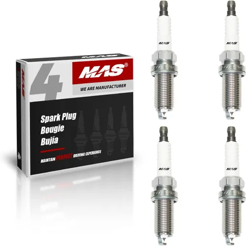 MAS Juego de 4 bujías iridio compatibles con Jeep Cherokee Chrysler Dodge Challenger Hyundai Nissan Altima Toyota Reemplazo XP5325 LFR5AIX11