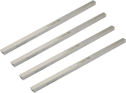 Miniatura 11 de 5 brocas de corte cuadrado HSS para torno de 0.157 in x 0.157 in x 7.874 in, molinillo de herramientas HSS en blanco, fresa rectangular de acero