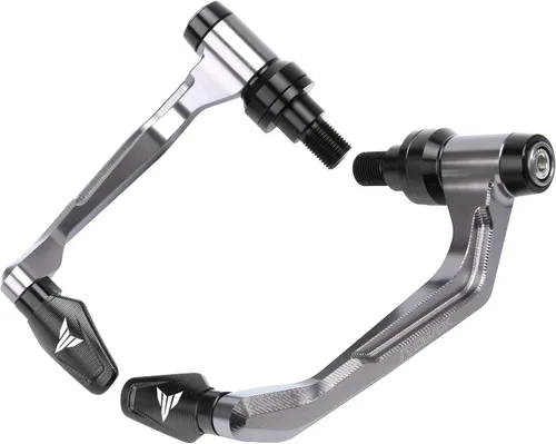 Miniatura 7 de QQLADY Z para Yamaha MT-07 Mt07 MT-09 Mt09 MT10 Mt 10 Empuñaduras de manillar de motocicleta Palancas de embrague de freno Protector X (color: negro)