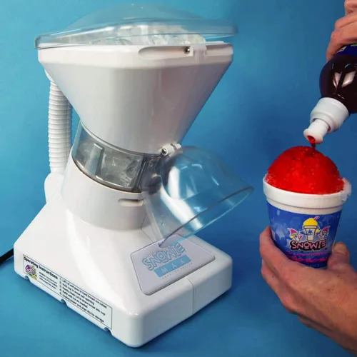 Miniatura 6 de SNOWIE - Little Snowie Max máquina de cono de nieve – máquina de hielo afeitado de alta calidad, con mezcla de jarabe en varillas en polvo, kit