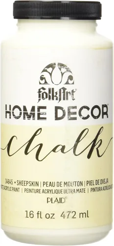 FolkArt 34845 Home Decor Chalk - Pintura para muebles y manualidades en varios colores, 16 onzas, piel de oveja