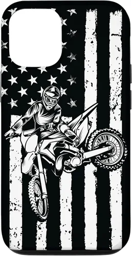 Miniatura 28 de Funda de motocross con bandera de Estados Unidos para iPhone 17