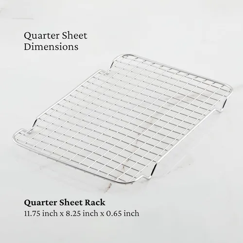 Miniatura 6 de Hestan Provisions OvenBond - Estante de refrigeración de acero inoxidable de 9 x 12.5 pulgadas (paquete de 2)