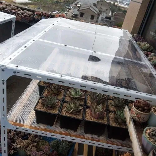Miniatura 4 de Lámina de plástico transparente de policarbonato de 0.031 in de grosor para reemplazar la cubierta del techo del invernadero del jardín, bricolaje