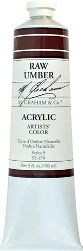 Miniatura 16 de M. Graham - Pintura acrílica de tubo de 2 onzas, carmesí Alizarin Alizarin Crimson