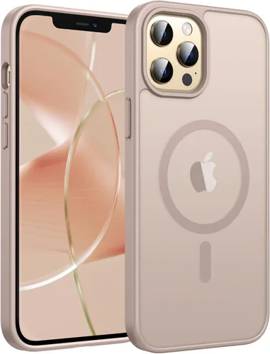 Miniatura 50 de FNTCASE Funda para iPhone 13 Pro: Fundas magnéticas translúcidas mate delgadas con protector de pantalla de vidrio templado