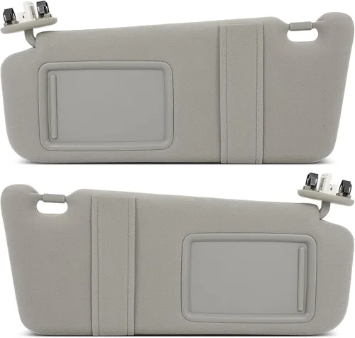 Miniatura 27 de SCITOO Visera solar del lado del conductor izquierdo para Toyota Camry 2006 2007 2008 2009 2010 2011 (con techo solar, con espejo, sin luz), gris