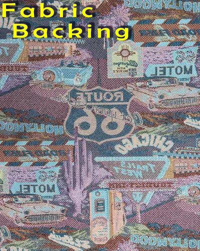 Miniatura 4 de FABRIC EMPIRE - Tela de tapiz clásica inspirada en la ruta retro 66, Motel, Diner, Tema de gasolinera - 56 pulgadas de ancho, vendido por The