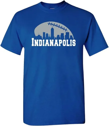 Miniatura 57 de Xtreme Apparrel City Skyline - Camiseta de hombre para los aficionados al fútbol americano Baltimore - Camisa púrpura