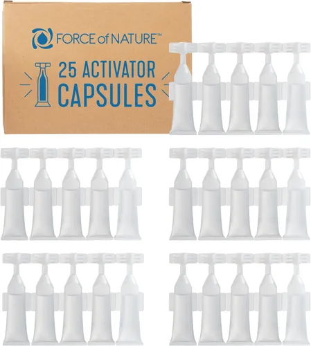 Force of Nature Cápsulas activadoras – Recambio de concentrado para spray de limpieza desinfectante ecológico multiusos – cocina, baño, inodoro,