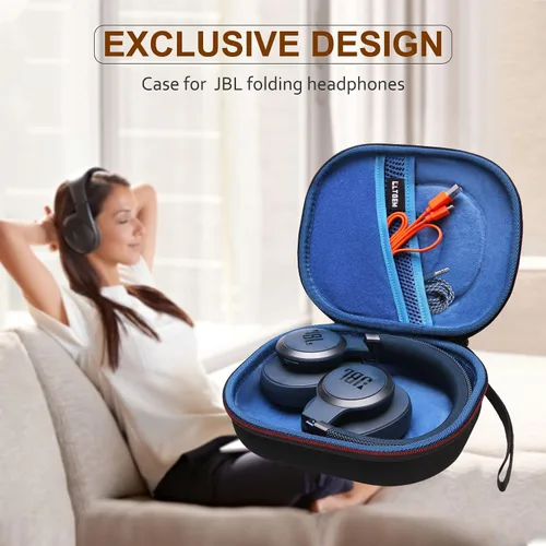 Miniatura 8 de LTGEM Funda rígida para auriculares JBL - Azul cielo/ Azul oscuro