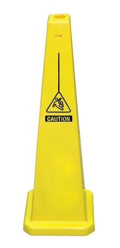 Miniatura 4 de Cortina Lamba 25" Cone "Safety First" Español, 03-600-07, Amarillo 25" amarillo.