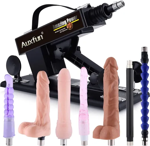 Máquina sexual de empuje Máquina de consolador Sextoys para mujeres y hombres, máquina de sexo con conector 3XLR, máquina de amor para parejas y