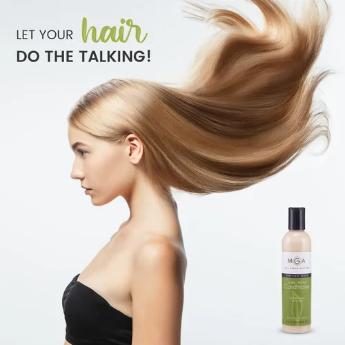 Miniatura 5 de MGA - Acondicionador vegano para el cabello, fórmula orgánica con árbol de té para un cabello saludable, producto para el cuidado del cabello