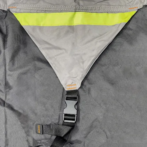 Miniatura 3 de EliteShield Cubierta impermeable Quad 4 x 4 UTV, remolcable resistente, cubierta de almacenamiento SXS para vehículos utilitarios, gris/negro, se