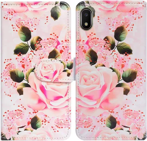 Miniatura 22 de Bcov Funda tipo cartera para Galaxy A10e, con diseño de bandera americana retro con tapa para Samsung Galaxy A10e Retro American Flag