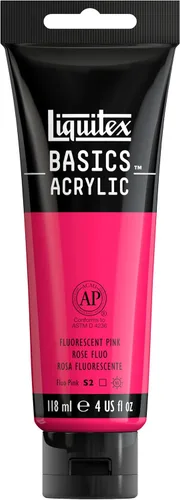 Miniatura 87 de Liquitex BASICS Pintura Acrílica, Botella de 400ml (13.5 oz), Blanco Titanio Titanio Blanco