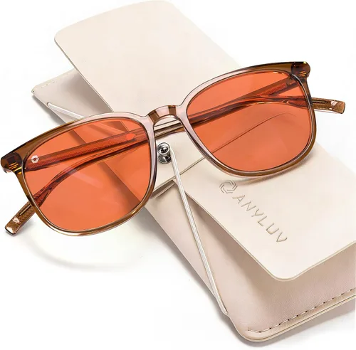 Miniatura 28 de ANYLUV Gafas de luz azul para mujeres y hombres, lentes de bloqueo de luz azul para mujer, anteojos de computadora antifatiga ocular