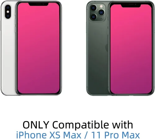 Miniatura 4 de EGKimBa Protector de pantalla de privacidad compatible con iPhone 11 Pro Max/iPhone XS Max, 6.5 pulgadas, degradado colorido electrochapado