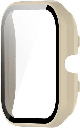 Miniatura 6 de Paquete de 2 protectores de pantalla compatibles con Amazfit GTS 4 Mini, pantalla de vidrio templado + fundas protectoras de policarbonato mate