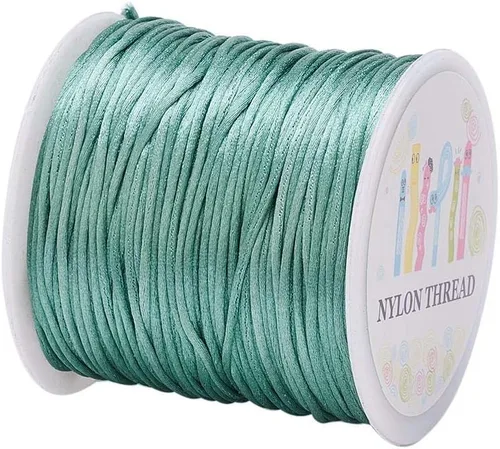 Miniatura 36 de Elecrelive - Cuerda de nailon de 200 yardas para pulseras, 200 yardas, cuerda de nailon para pulseras, 20 colores para collar, pulsera, joyería