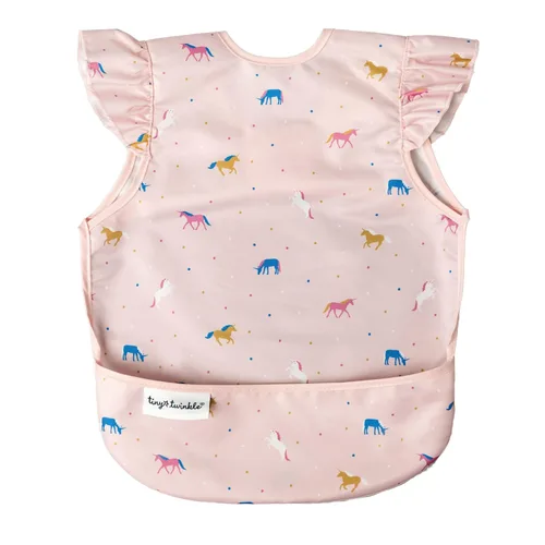 Miniatura 17 de Tiny Twinkle - Babero a prueba de desordenes para bebés varones Babero impermeable para niños pequeños para comer Delantal para bebé para Space
