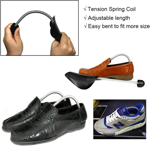 Miniatura 5 de EchoDone 10 pares de plástico para zapatos de árbol moldeador para hombres