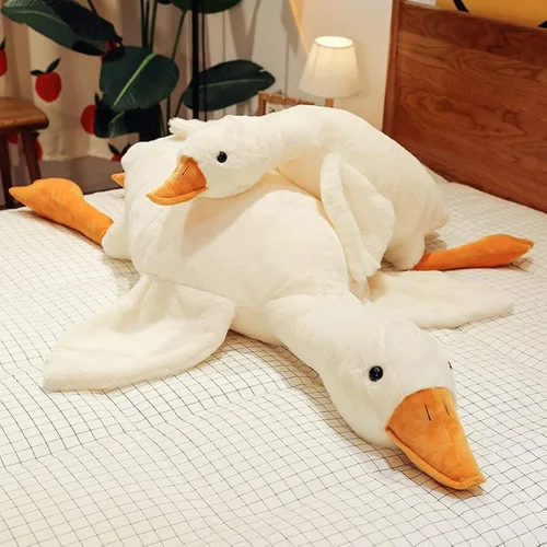 Miniatura 7 de CottonStar Animal de peluche de ganso de 20 pulgadas de felpa de 1.4 libras, lindo animal de peluche de pato, almohada de peluche suave, juguetes