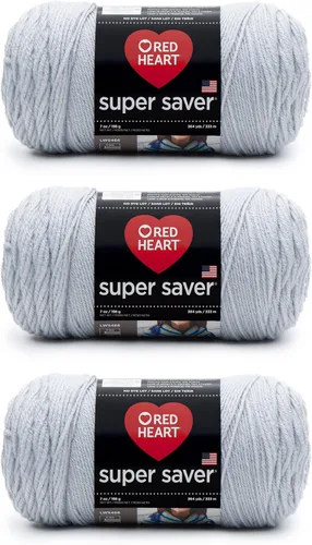 Miniatura 30 de Red Heart Hilo Super Saver, paquete de 3, estampado artístico, 3 unidades Estampado De Artista