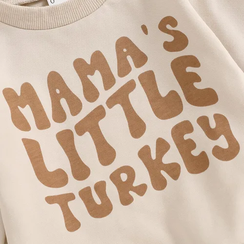 Miniatura 100 de BemeyourBBs Conjunto divertido de sudadera y pantalones de manga larga con letras divertidas para bebé niño y niño