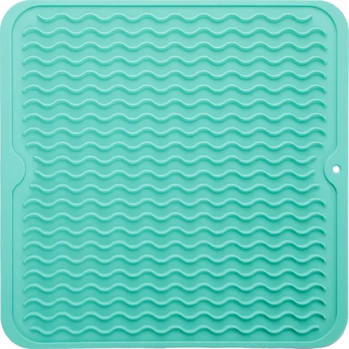 Miniatura 118 de MicoYang Alfombrilla de silicona para secado de platos para múltiples usos, fácil de limpiar, ecológica, resistente al calor, alfombrilla