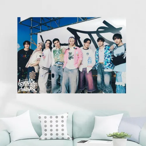 Miniatura 8 de STRAY-K - Tapiz para colgar en la pared, fiesta de cumpleaños, pancarta de fondo para sala de estar, dormitorio, decoración (40 x 28 pulgadas, azul)