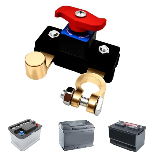 Miniatura 9 de Interruptor de corte de energía de batería de automóvil, interruptor de desconexión de batería ajustable, transmisión estable de cobre puro, alta