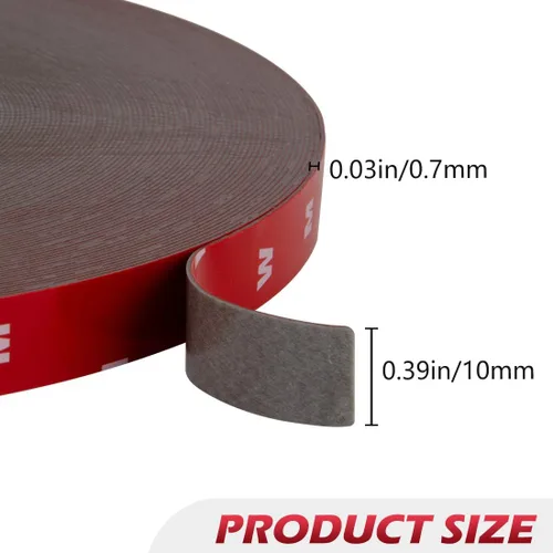Miniatura 2 de CloudBuyer Cinta de montaje de doble cara de 108 pies, resistente, adhesivo de espuma impermeable para tiras LED y decoración de oficina en casa