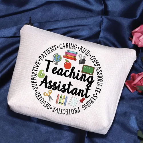 Miniatura 2 de POFULL Regalo de agradecimiento para asistente de maestro, regalo de asistente de enseñanza, regalo de jubilación, asistente de enseñanza, bolsa