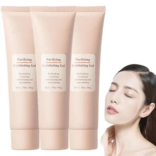 Miniatura 10 de Gel exfoliante purificador, exfoliante facial, geles hidratantes suaves para el cuerpo, limpieza profunda, para todo tipo de piel (1 unidad)