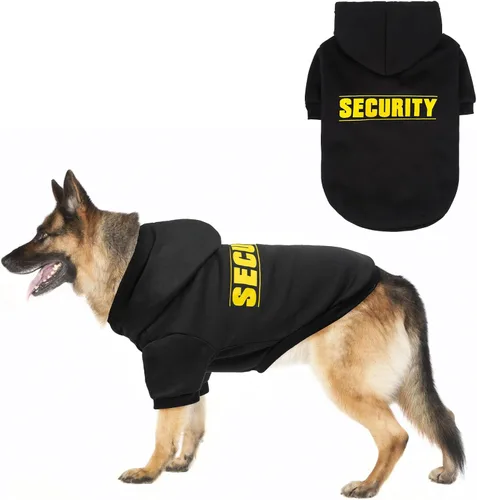 Miniatura 23 de SCENEREAL Sudadera de seguridad con capucha para perros grandes, medianos y pequeños, para niños y niñas, disfraz de perro suave con agujero para #1
