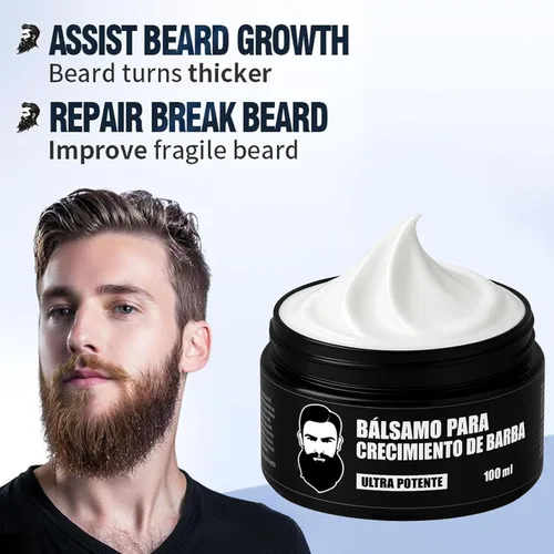 Miniatura 2 de Estimulante para Barba – Bálsamo de Crecimiento Ultra Potente, Bálsamo Estimulante para Barba, Hidrata y Fortalece la Barba, 100 ml / 3.5 oz