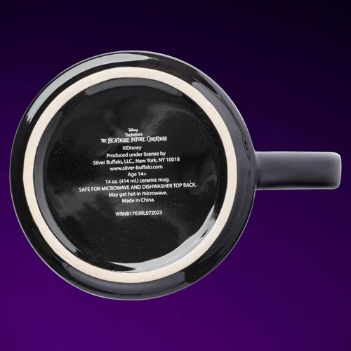 Miniatura 7 de Silver Buffalo Disney Tim Burton's Nightmare Before Christmas Jack and Zero - Taza de cerámica cónica, 14 onzas Jack and Zero (14 onzas)