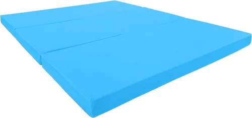 Miniatura 20 de Shikibuton Cama plegable en 3, espuma de alta densidad de 1.8 lbs, tamaño Twin, Full, Queen, colchones plegables. Azul marino