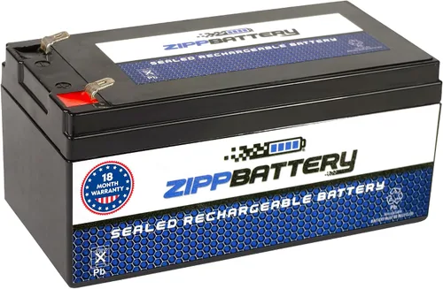 Miniatura 5 de ZIPPBATTERY 12V 1.2Ah Batería SLA – Energía recargable sin mantenimiento con diseño de ciclo profundo para alarmas, luces de emergencia, juguetes