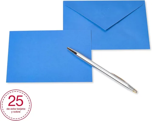 Miniatura 9 de American Greetings Tarjetas en blanco de un solo panel con sobres, colores arcoíris (200 unidades)